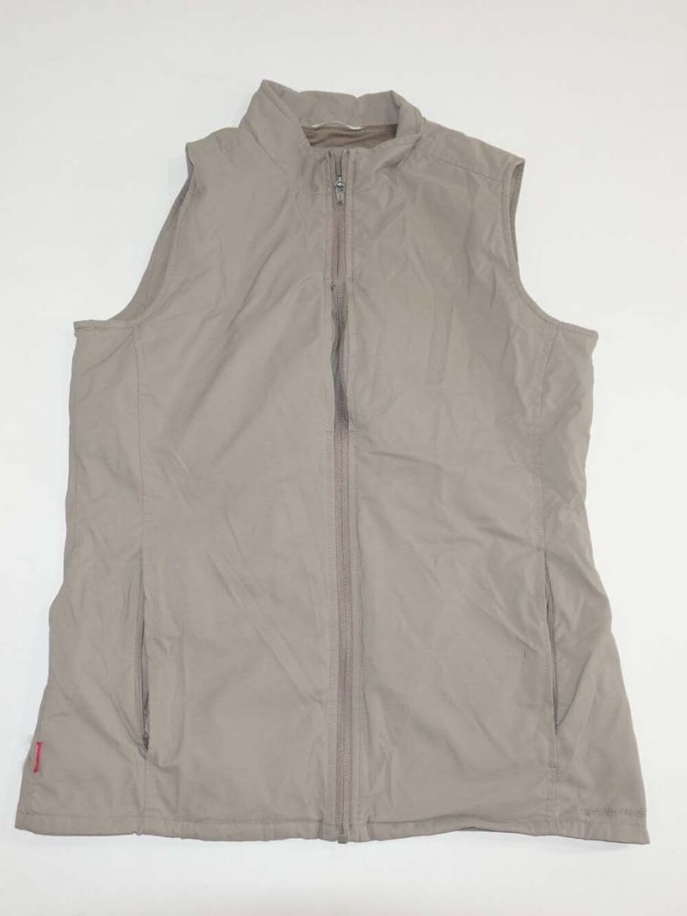 Craghoppers Women's Insect Shield Hiking Vest Size Medium / 8 Beige Zip Front